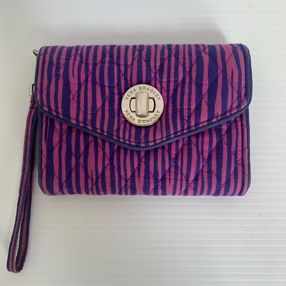 Vera Bradley Your Turn Smartphone Wristlet Wallet, Impressionista Stripe Pattern